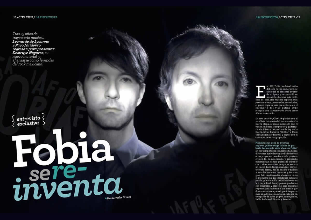 Fobia, Revista City Life