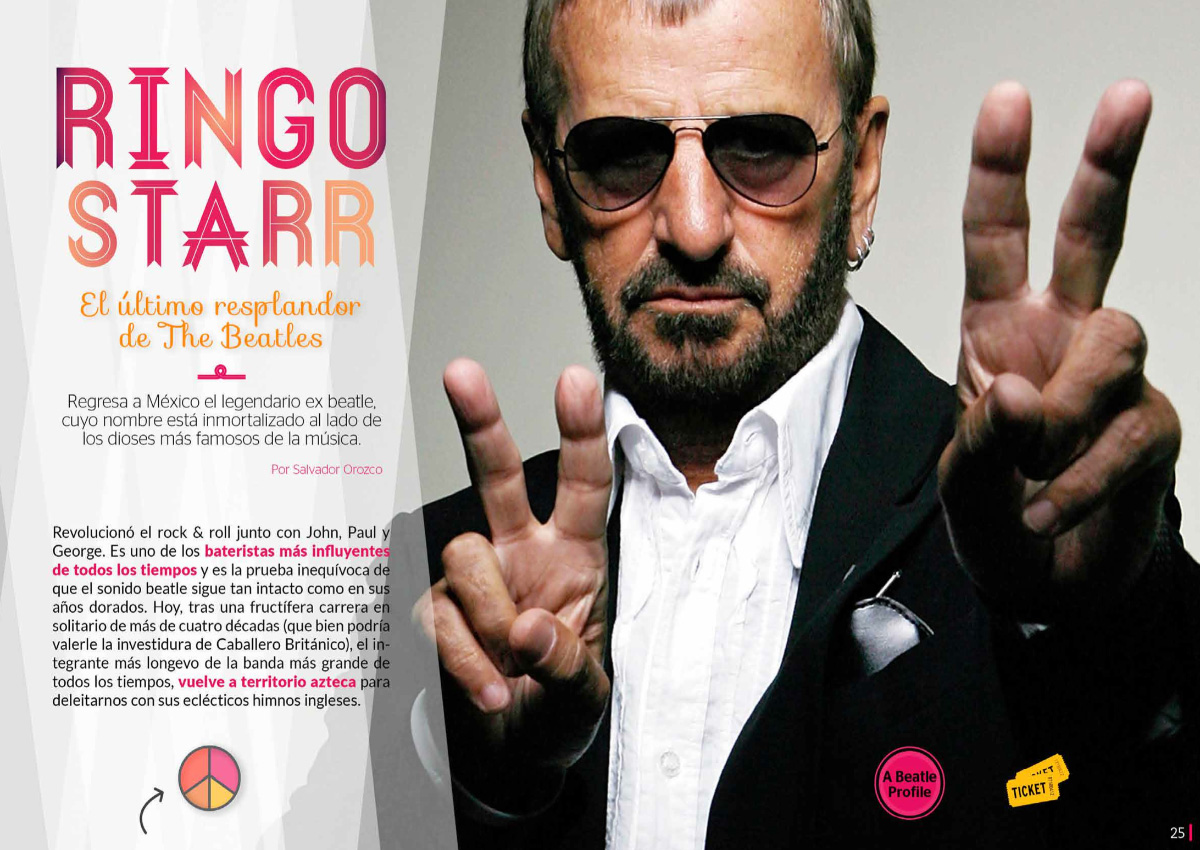 Ringo Starr, Revista Digital Bancomer