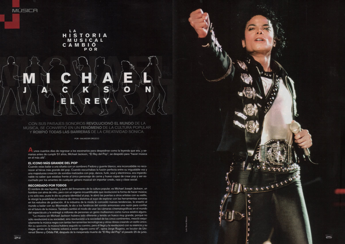 Michael Jackson, Revista SkyView